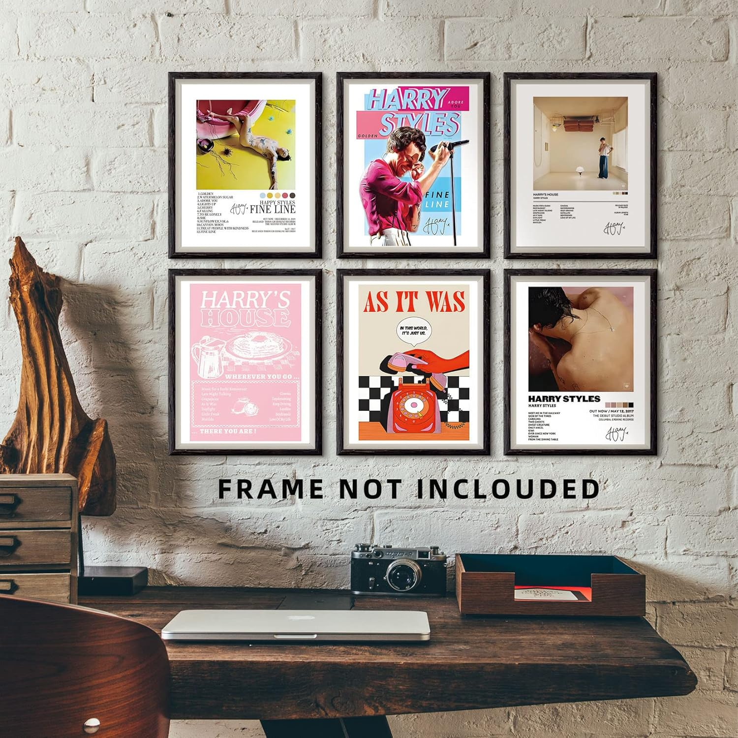 A ART&middot;ZONE Star Poster Gifts 8X10 Canvas Prints Unframed Set of 6 Music Posters for Room Aesthetic Wall Decor Taylor Swift Poster Canvas Wall Art C/ Pink image number 5