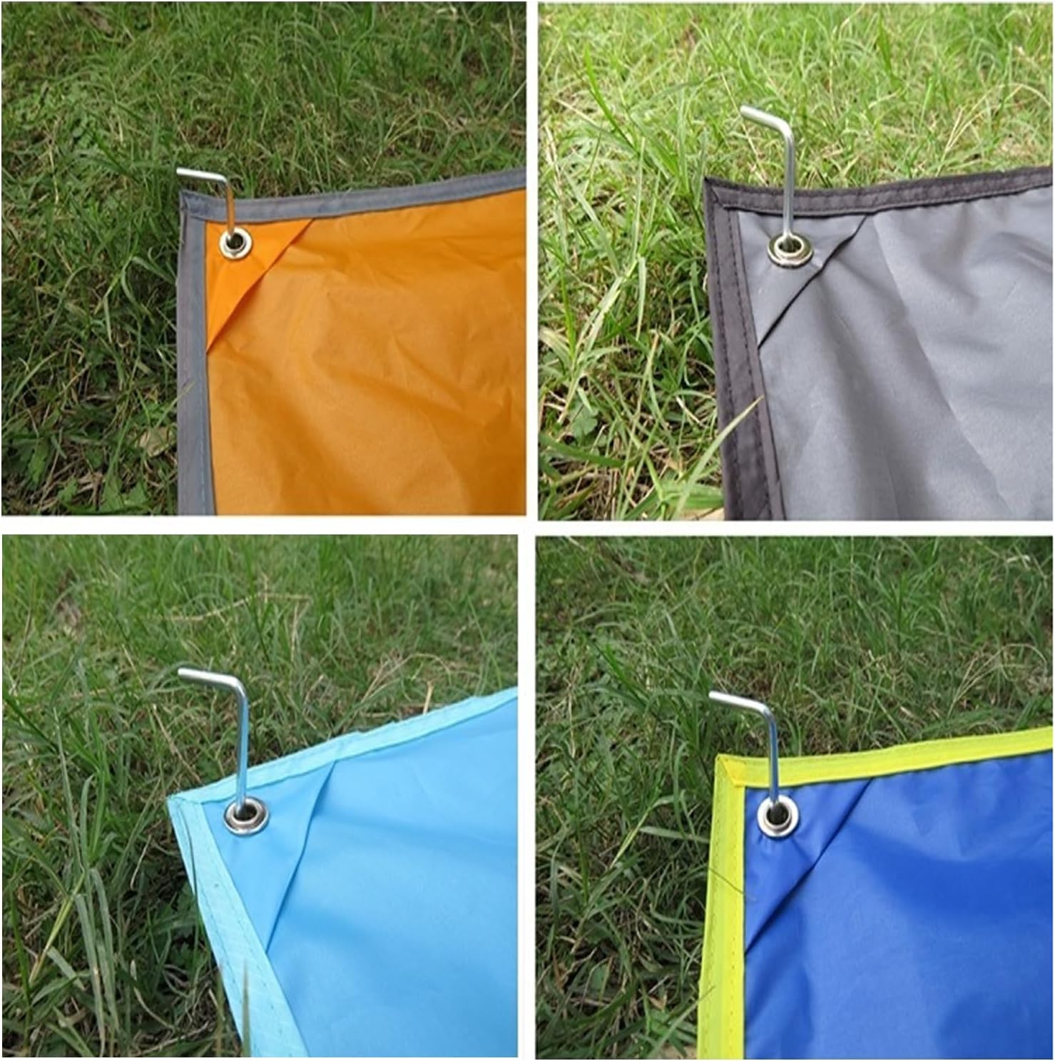 10Pcs Tent Pegs Heavy Duty Galvanised Steel Ground Camping Outdoor Nail image number 5