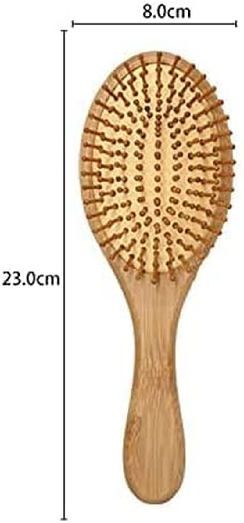 Wooden Hair Brush with Air Cushion Combs for Scalp Massage Anti-Static, No Hair Tangle