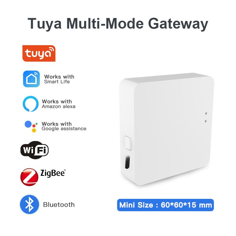 [AT-E] Tuya Multi-Mode Smart Gateway, Wifi/Zigbee/Bluetooth, Compatible with Alexa and Google Home (ATE-GW018) image number 4