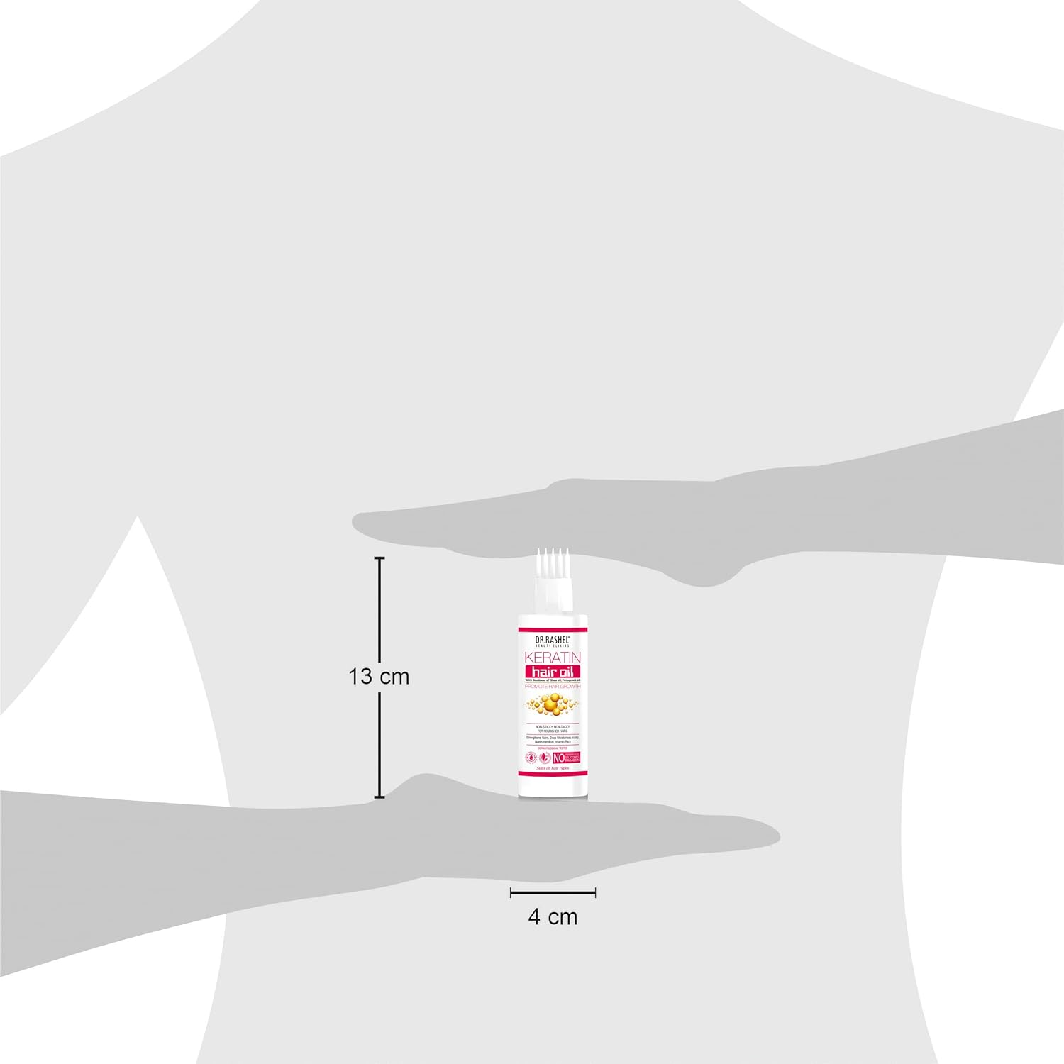 DR.RASHEL Keratin Hair Oil with Goodness of Shea & Fenugreek Oil Promotes Hair Growth (100 Ml) image number 5