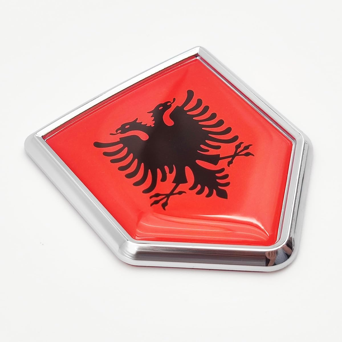 Overdecor Egypt Flag Decal Stickers Car Emblem Egyptian Car Accessories Decorations Chrome Shield Flag Sticker Decals for Cars Truck Vehicles, 2 Pack