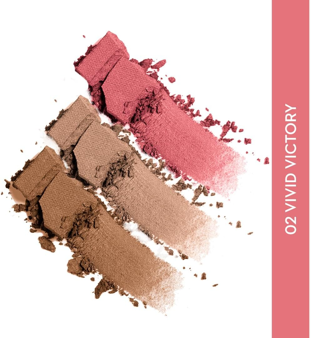 SUGAR Cosmetics Contour De Force Face Palette 02 Vivid Victory, 12 G