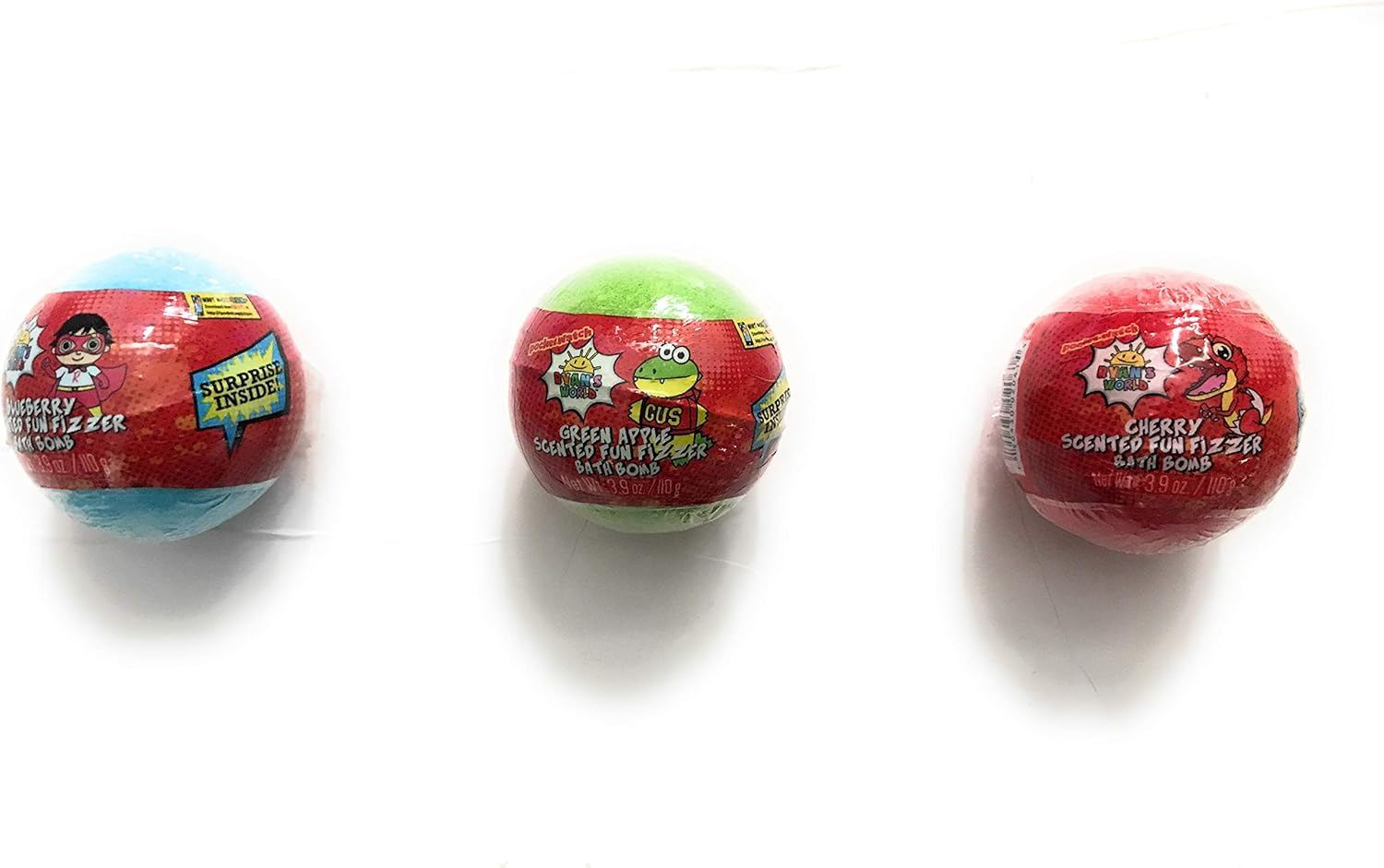 Ryans Worlds Bath Fizzers 3 Pack