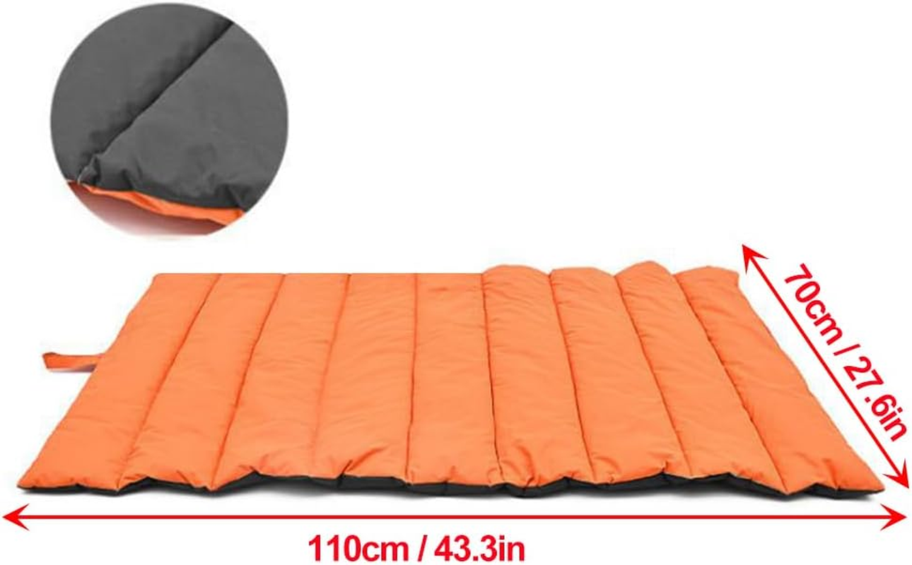 Portable Pet Mat Cat and Dog Mat Outdoor Waterproof Dog Beds for with Storage Carry Bag Dark Gray image number 5