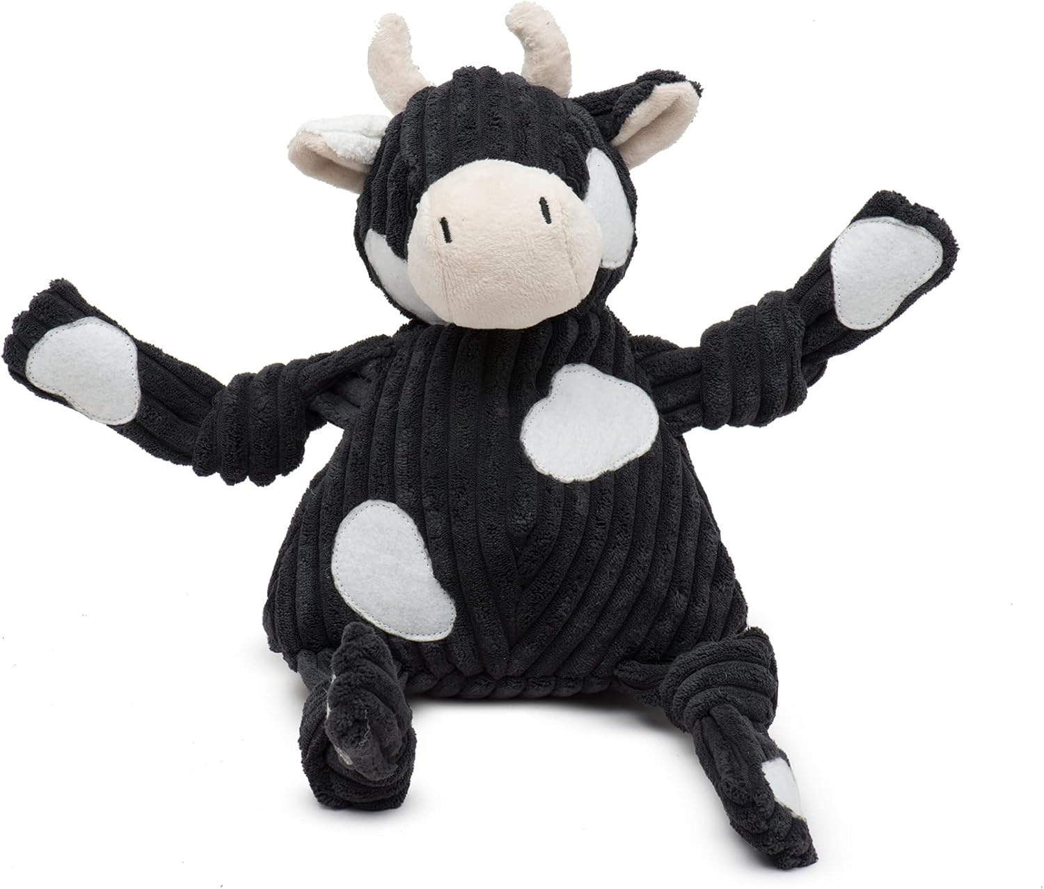 Hugglehounds Knotties Dog Toys for Large Dogs - Plush Dog Toy for Aggressive Chewers - Squeaky Interactive Puppy Toys - Soft yet Tough, Durable Stuffed Pet Chew Toy for All Breeds| Large Manny Moose