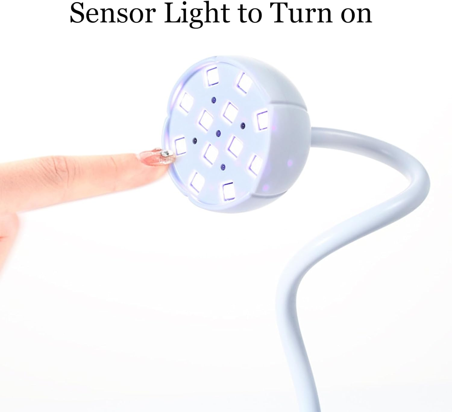 36W Mini UV Light for Nails with Smart Sensor Charging Cordless Rechargeable 360&deg; Adjustable Nail Dryer for Salon & Home Use Portable Nail Polish Flash Curing Tool image number 2