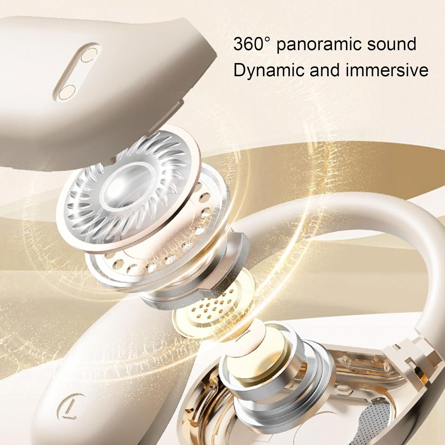 Focket AI Translation Earbuds, 144 Language Real Time Translator Earbuds, Open Ear Wireless Headphones with Long Battery Life, for Travel Business Learning image number 1