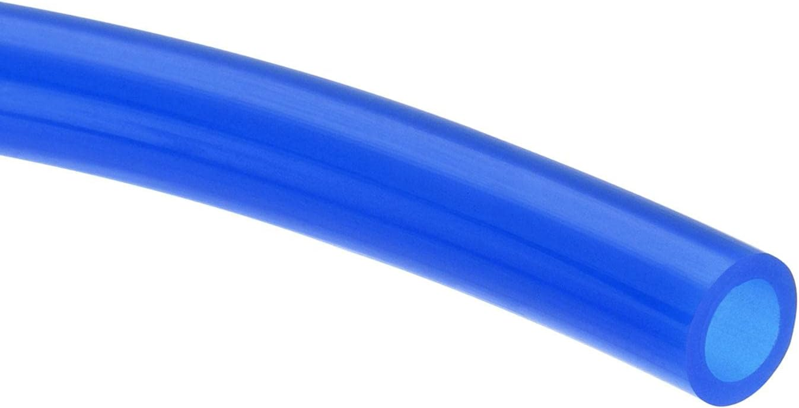 Uxcell Pneumatic 6Mm OD Polyurethane PU Air Hose Tubing Kit 10 Meters Blue with 12 Pcs Push to Connect Fittings image number 3