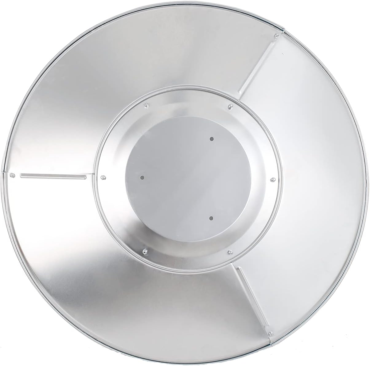 HQQ Outdoor Patio Heater Reflector Shield, Aluminum Heat Reflector Shield Top for Propane Outdoor Heaters,Dome Replacement Parts(3-Hole Mount，33" Diameter Round) image number 6