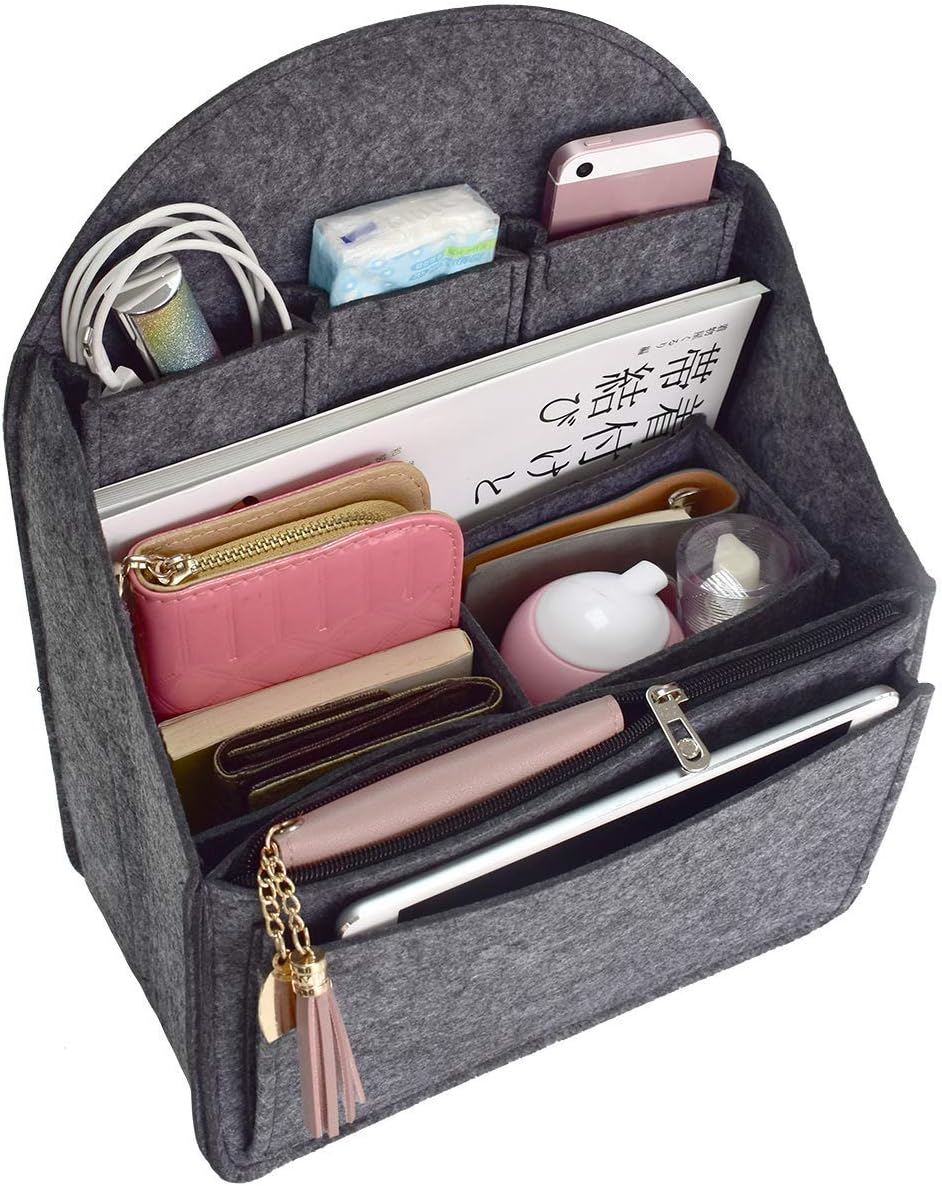 VANCORE Felt Backpack Organizer Insert for Rucksack Handbag Shoulder Bag image number 5