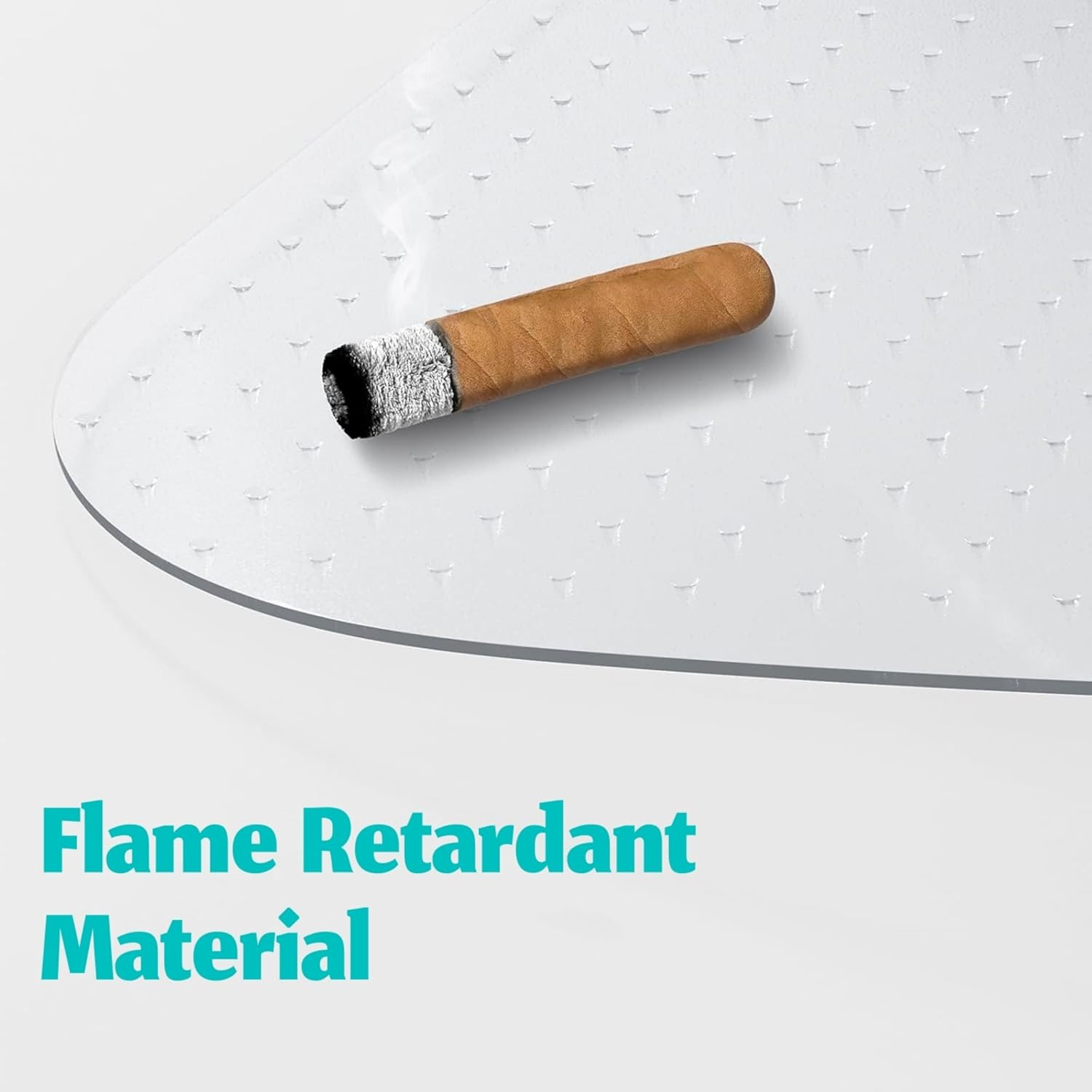 Anyuainiya Office Chair Mat for Carpet, 120X90Cm Clear Floor Mats with Lip, Computer Desk Chair Mat for Low Carpeted Floors, Easy Glide for Office or Home with Extended Lip image number 5