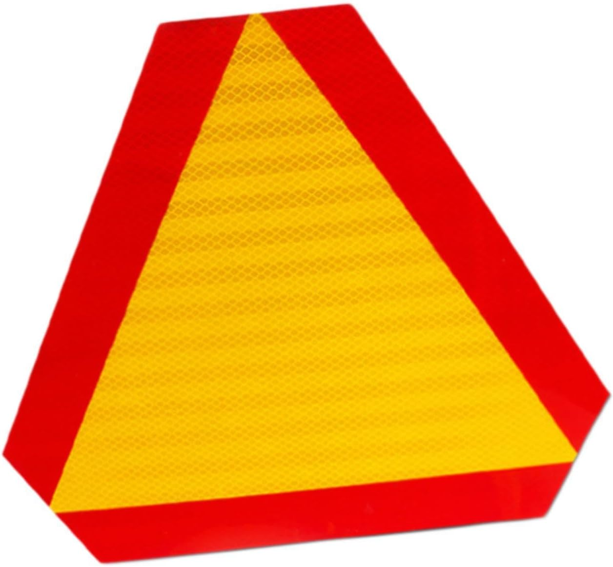 Slow Moving Vehicle Sign Slow Sign Warning Triangle Replacement Sturdy Sun Protection Reflector for Accessory Tractor, Yellow