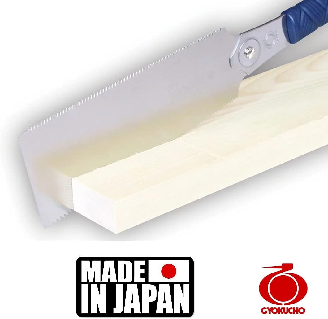 Razorsaw Ryoba Japanese Saw 210Mm Blade Rip Cut & Crosscut TPE Handle image number 2