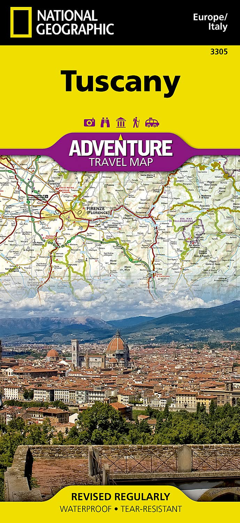 Tuscany Map [Italy]: Travel Maps International Adventure Map: 3305 image number 1
