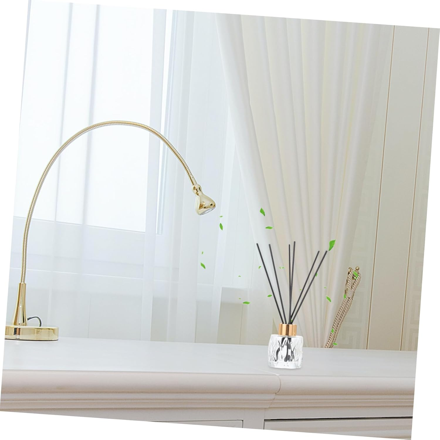 Ciieeo Elegant Diffuser Bottles Aroma Bottles Diamond Design Home Aromatherapy image number 1