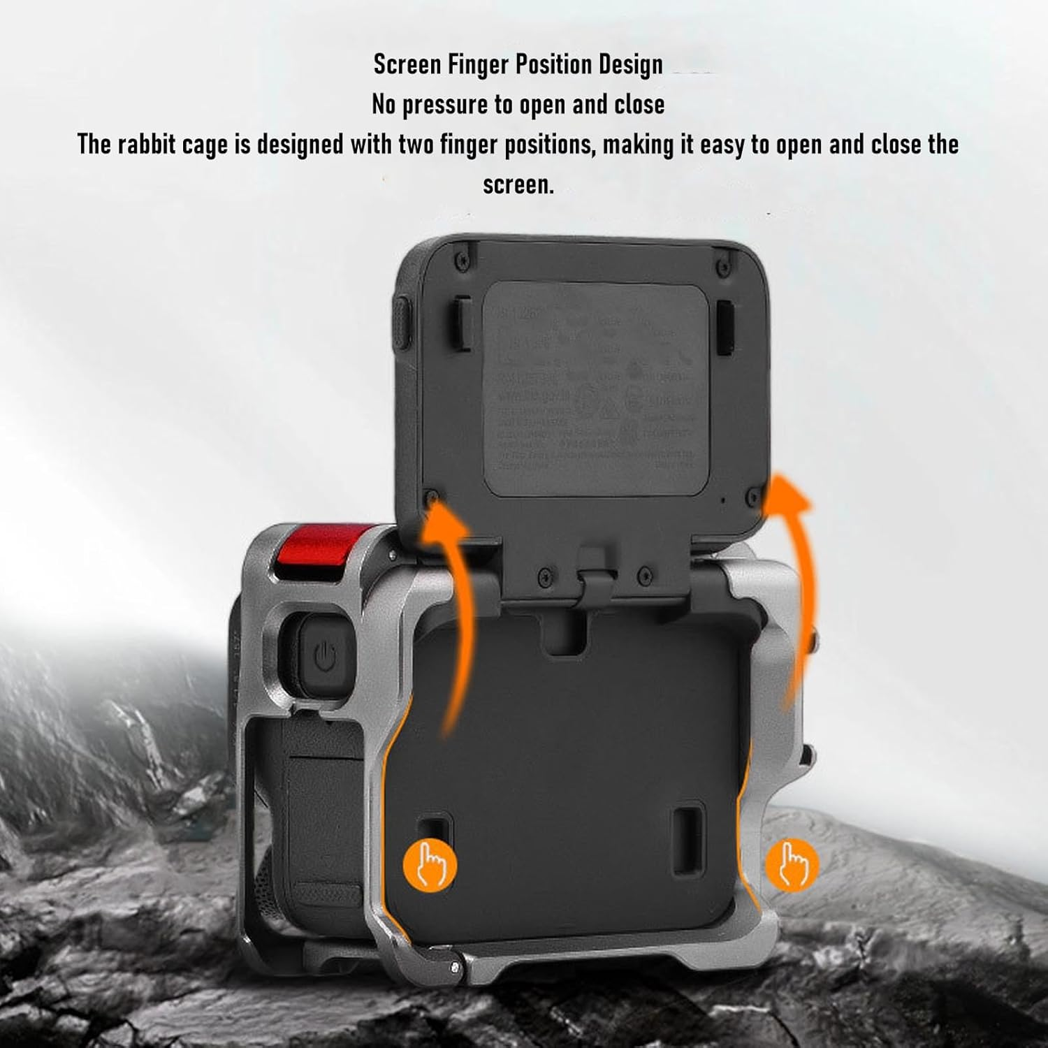 Plyisty Insta 360 Ace Pro 2 Aluminium Frame Cage Quick Release Frame Cage Protective Housing with Cold Shoe Mount, #611, Briefcase image number 2