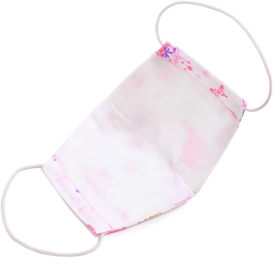 Children'S Masks, Set of 2, Silver Ion Antibacterial Gauze, Powder Room Color with Princess Dress (White) N5316902 image number 5