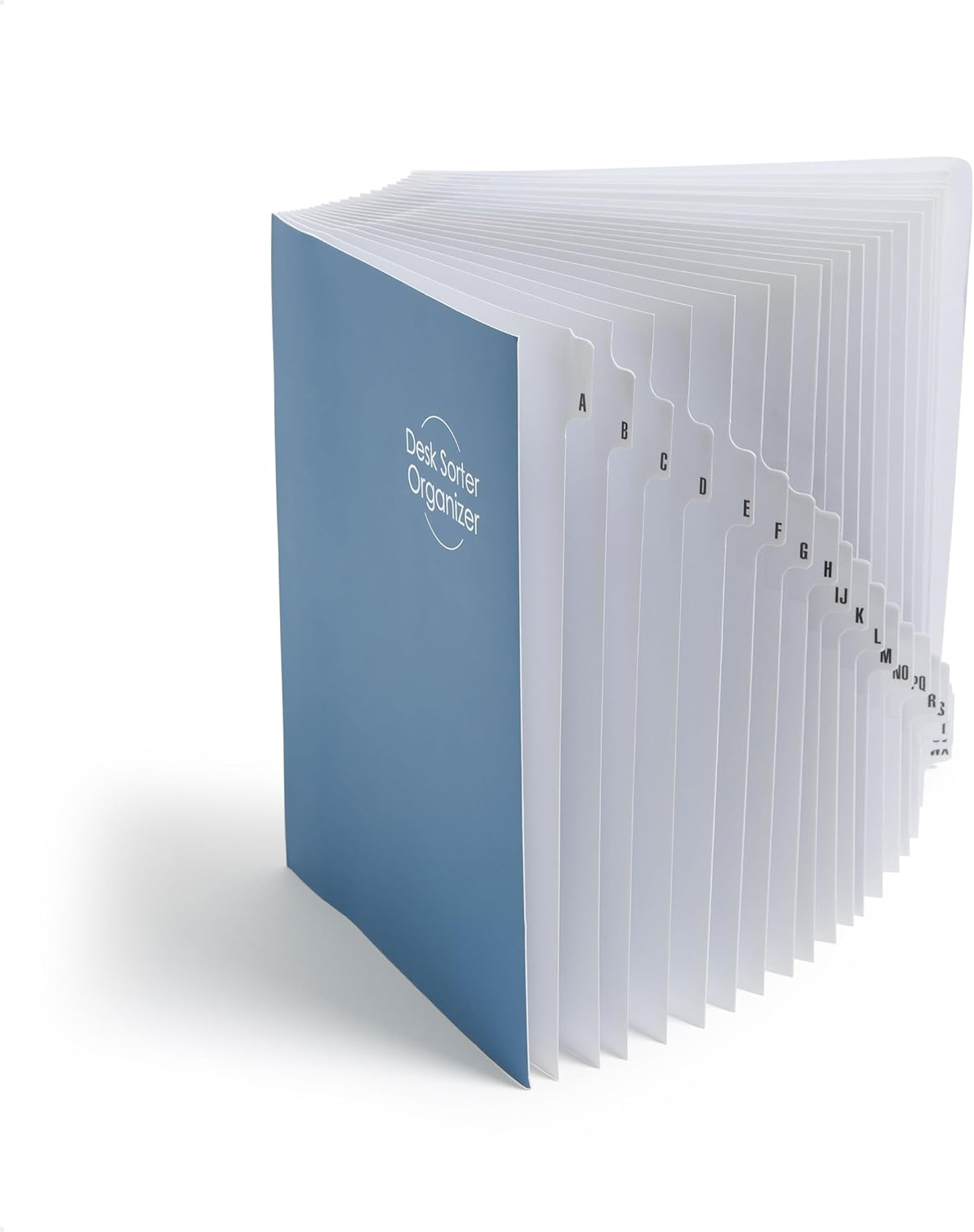 Smead Desk File/Sorter, Alphabetic (A-Z) and Numeric (1-20), 20 Dividers, Legal Size, Dark Blue (89237) image number 1