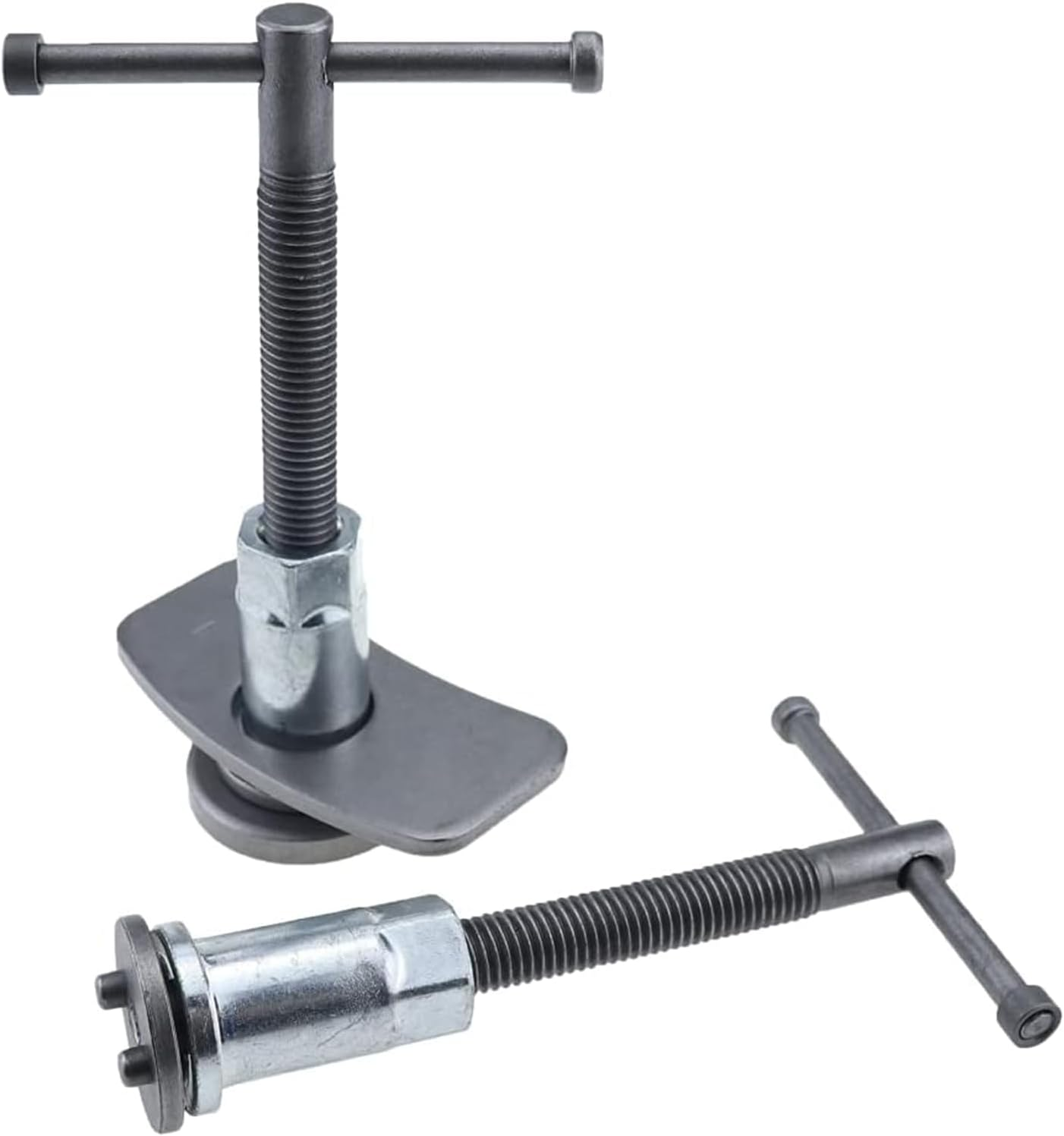 21 Pcs Brake Caliper Tool, Heavy Duty Brake Caliper Compression Tool Caliper Piston Tool for Brake Pad Replacement Reset, with Thrust Bolt Assemblies Retaining Plates 18 Disc Adapters