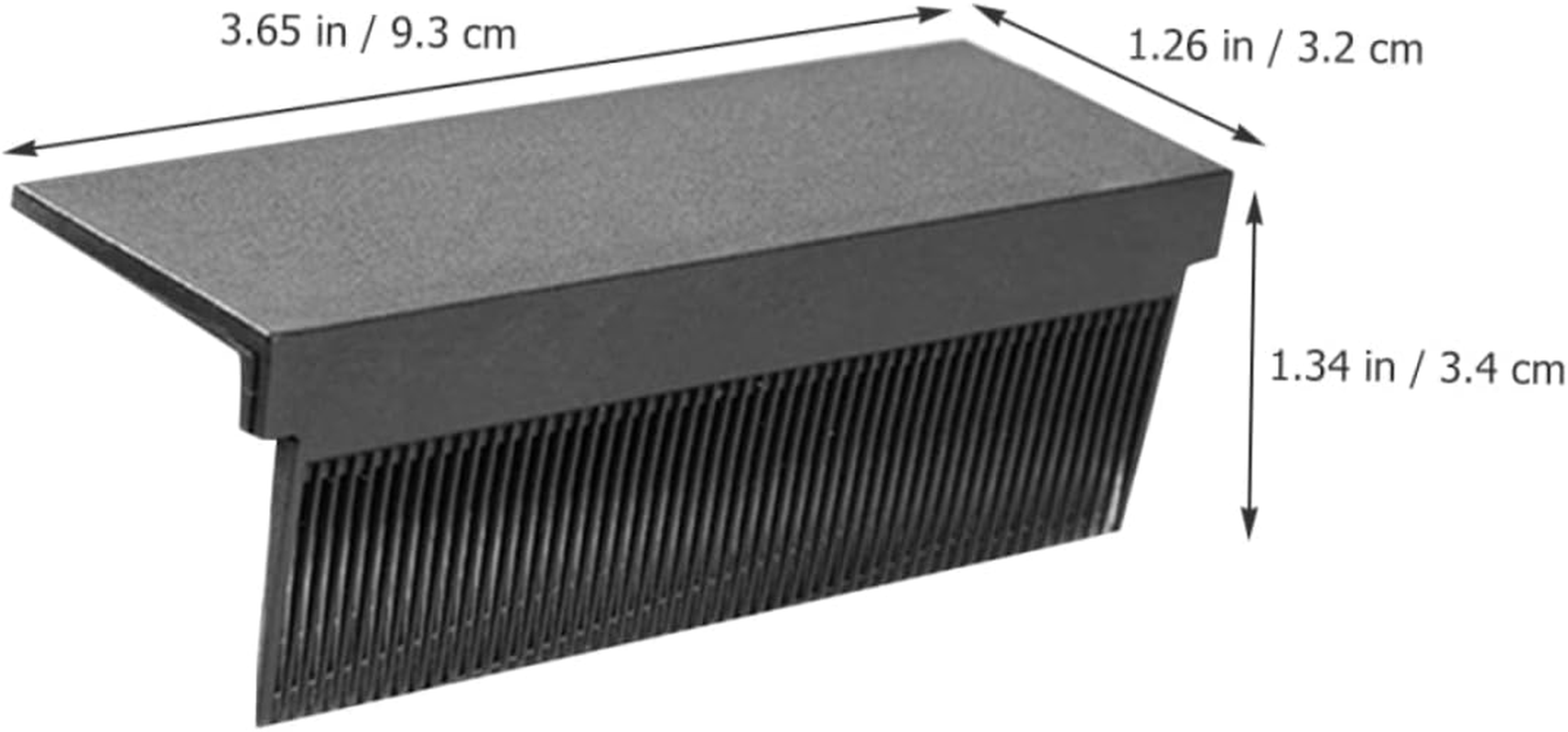 Electric Hair Straightener Comb 2Pcs Portable Heated Straightening Hot Brush Attachments for Home Use Hair Styling Tools image number 3