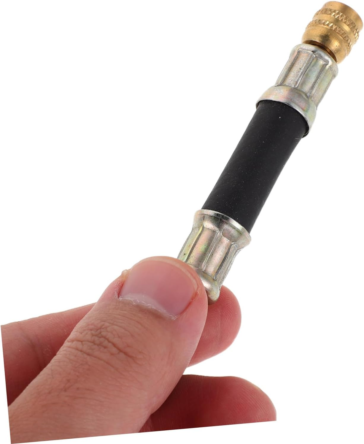 UKCOCO Metal Bike Tire Inflator Adapter with Leakproof Valve Extension Rod Pump Nozzle Kit for Road Bikes Scooters Tubeless Tires Easy Quick Assembly and Extended Reach for Reach image number 3