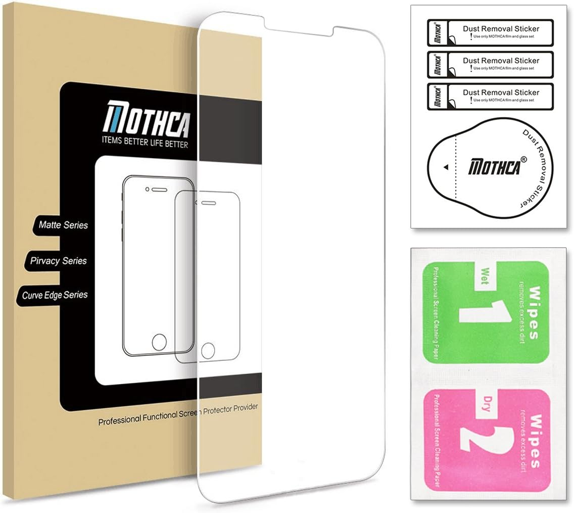 Mothca Matte Glass Screen Protector for Iphone Xr/Iphone 11 [6.1-Inch] Anti-Glare & Anti-Fingerprint, 9H Hardness Tempered Glass Film, Case Friendly Easy Installation Bubble Free - Smooth as Silk image number 6