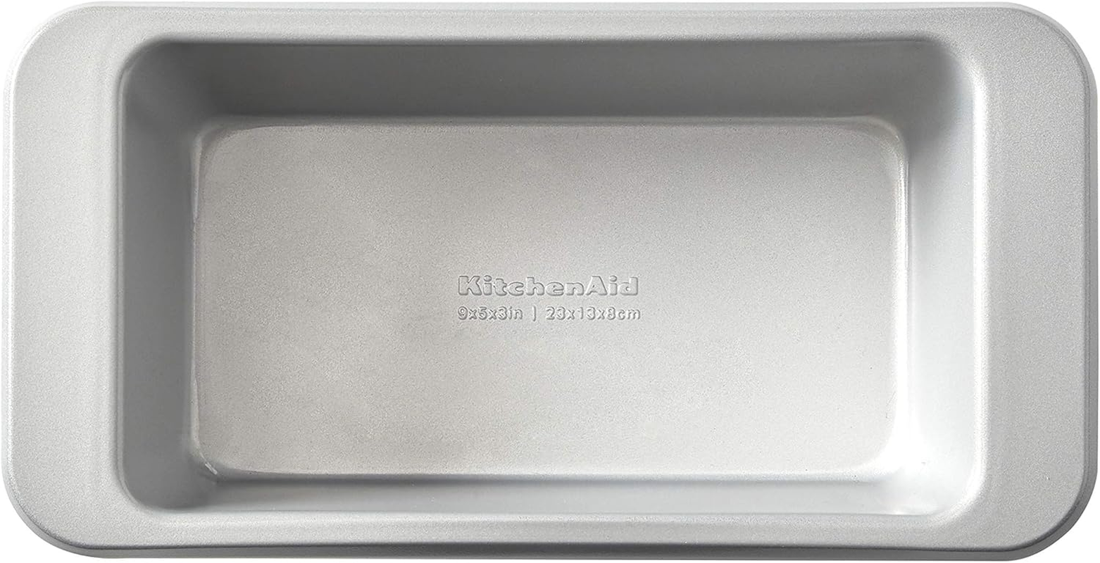 Kitchenaid 9X5In Nonstick Aluminized Steel Loaf Pan, Silver image number 4