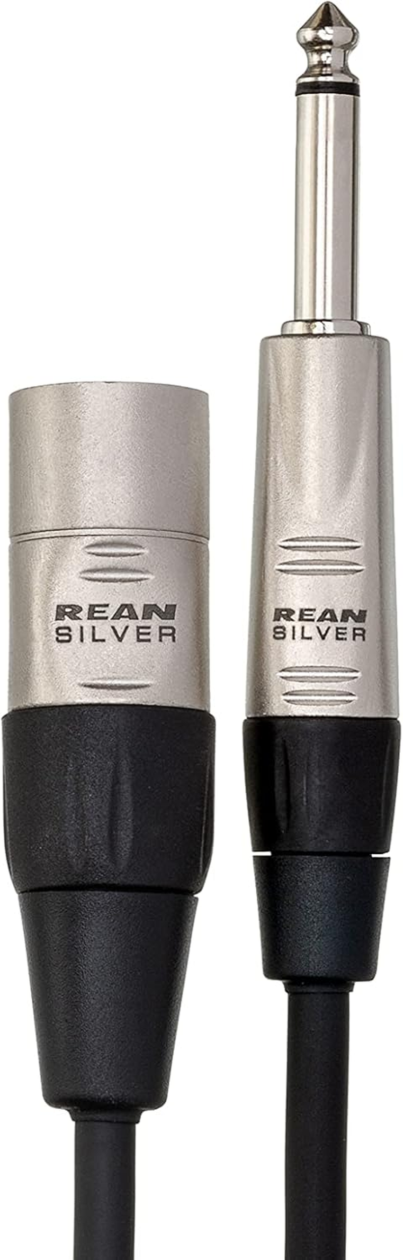 Hosa HSX-001.5 Pro Balanced Interconnect Rean 1/4 Inch TRS to XLR3M, 1.5 Feet - 1 Count (Pack Of 1) image number 2