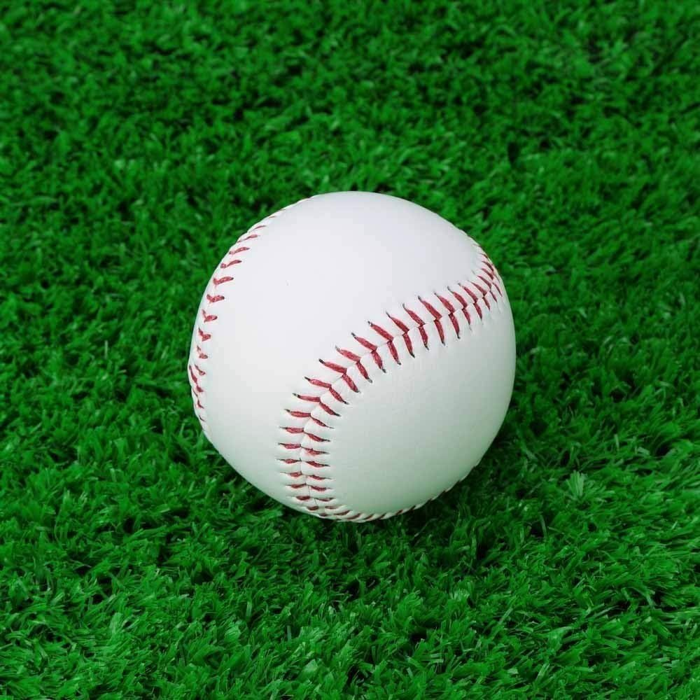 CZ-XING 9" Inch Handmade Baseballs PVC Upper Rubber Inner Soft & Hard Baseball Softball Balls for Training Exercise 3Pcs image number 1