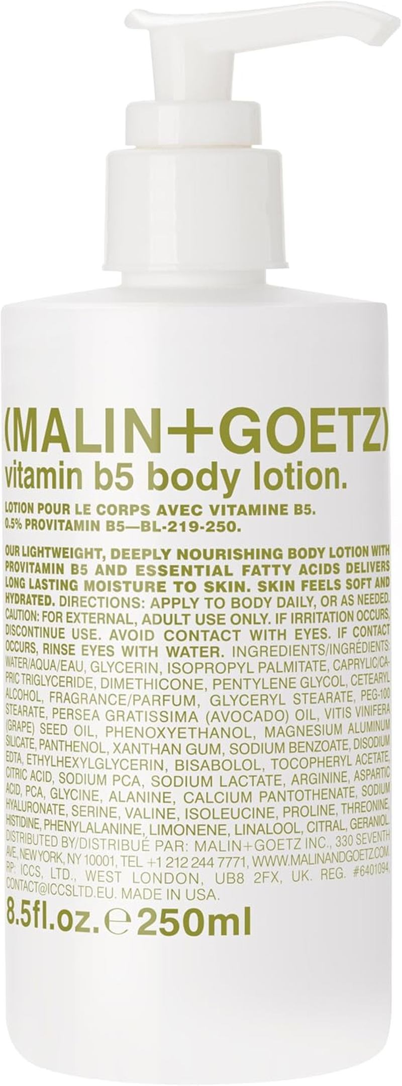 Malin + Goetz Vitamin B5 Body Lotion for Unisex 8.5 Oz Body Lotion, 250 Ml image number 4