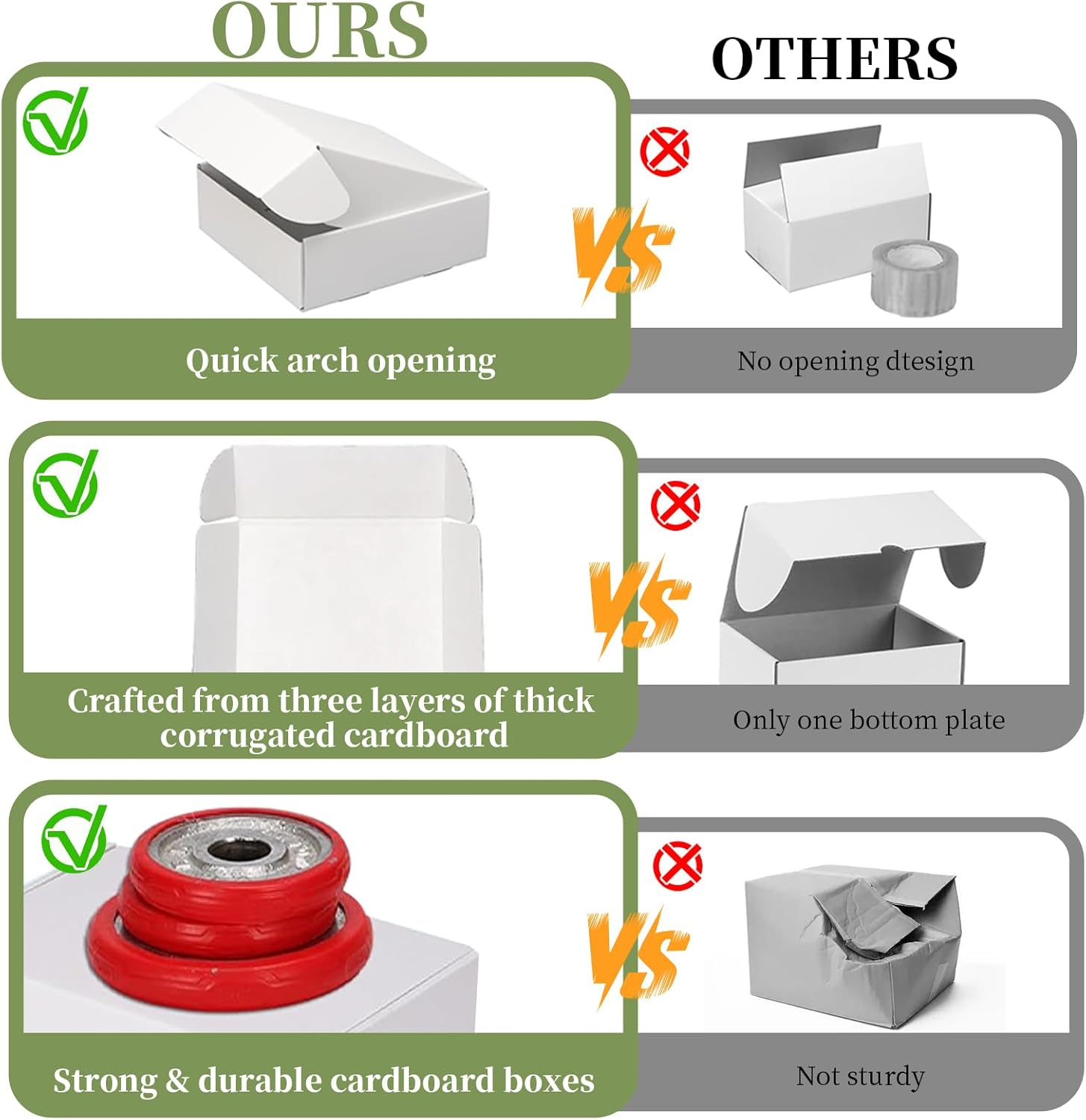 White Corrugated Cardboard Shipping Boxes, 150X100X40Mm Mailing Cardboard Shipping Packaging Boxes, Small Parcel Boxes for Small Business, Packing, Mailing, Storing, Posting (WH, 25PCS)