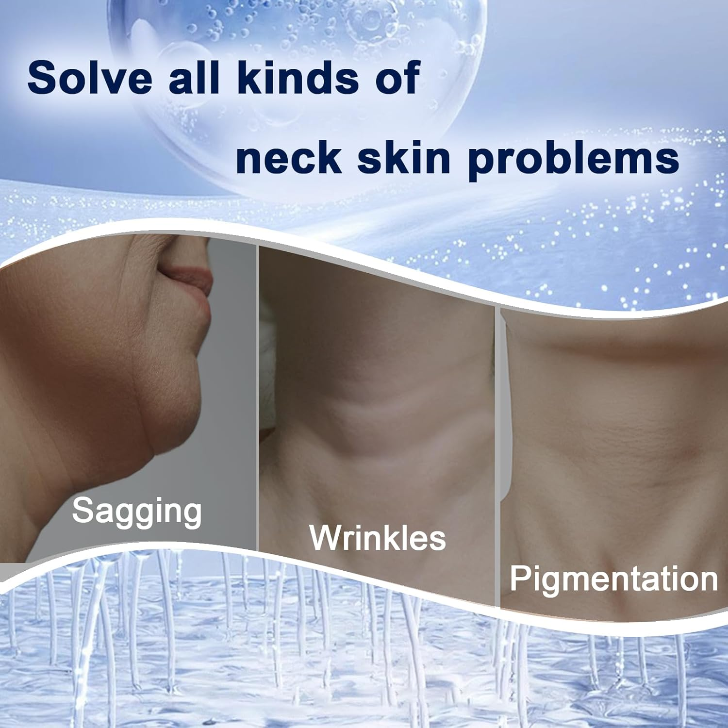 Face Massager Facial Lifting Device Electric Anti-Wrinkle Neck Massage Lift Machine Skin Toning Devices Microcurrent Sculpting Therapy Gua Sha Tool Women 7 LED Colors 4 Modes image number 3