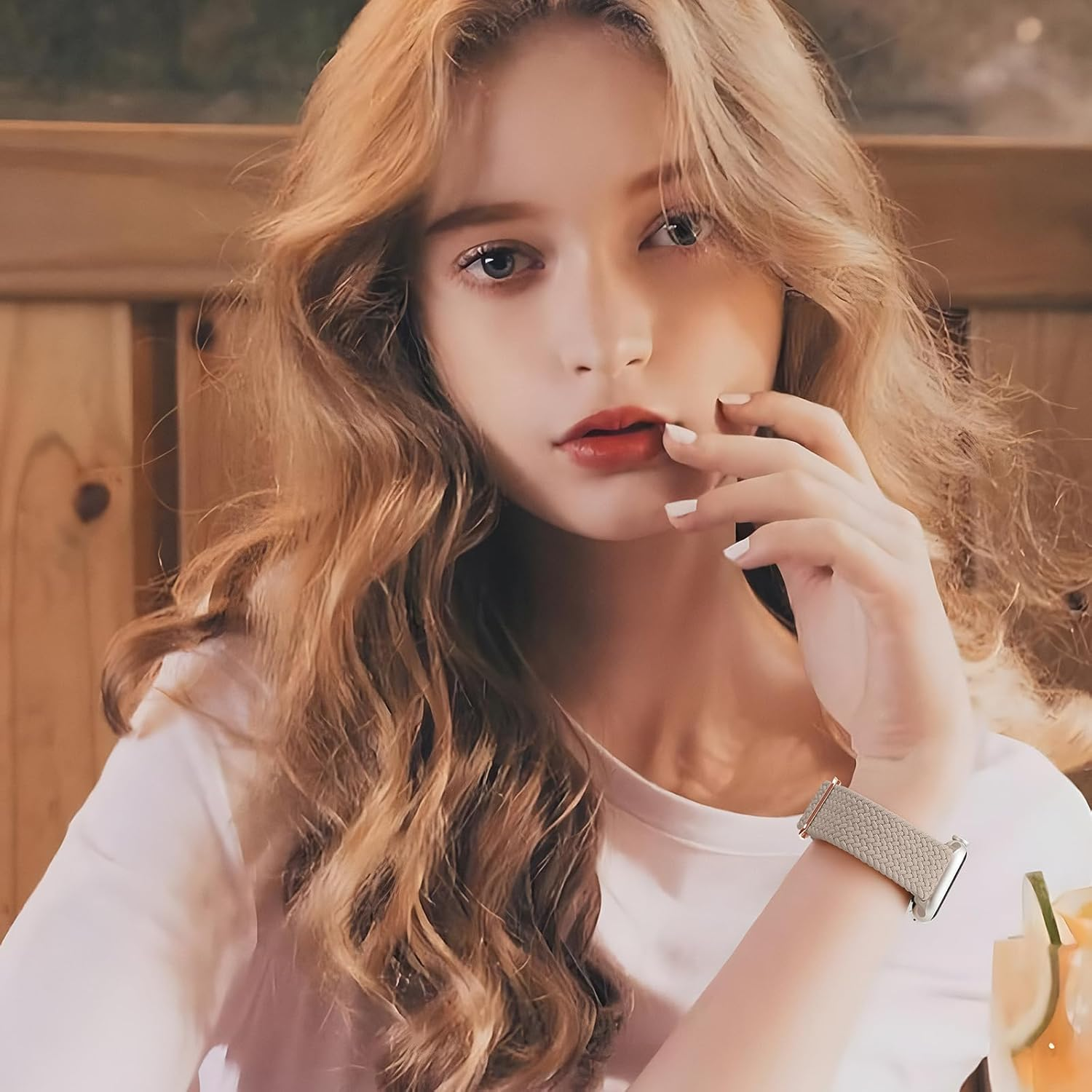 6 Pack Braided Stretchy Bands Compatible with Apple Watch Band 38Mm 40Mm 41Mm 42Mm 44Mm 45Mm 46Mm 49Mm Women Men, Adjustable Nylon Solo Loop Elastic Straps for Iwatch Series 11 10 9 8 7 6 5 4 SE Ultra image number 3