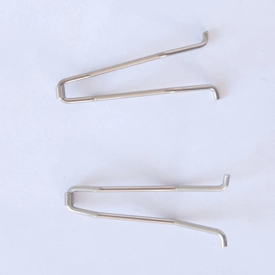 Torsor 5 Pack Toenail Clippers Spring Toe Nail Trimmer Torsion Springs Replacement Snap Shrapnel Clip Universal Manicure Pedicure Nail Cutter Clippers Heavy-Duty Grooming Tool Parts Replace image number 5