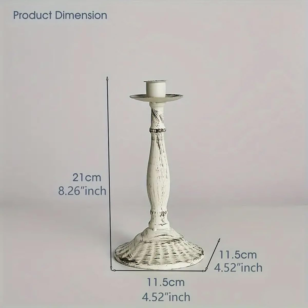 AIMALL Vintage Metal Candle Holder with 1, 3, or 5 Arms for Dining Table, Wedding Celebration, or Candlelight Dinner, for Home D&eacute;cor and Events image number 6