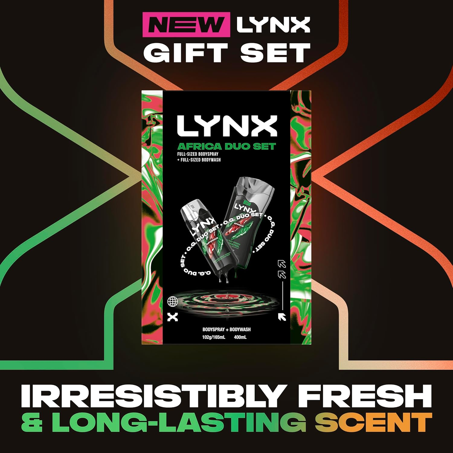 LYNX Giftset Duo Africa R25 565 ML
