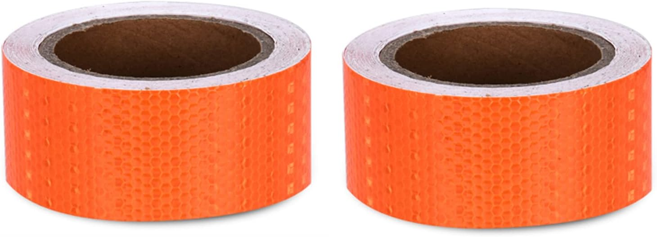 Reflective Tape Hazard Self Adhesive High Visibility Reflective Stickers for Reminder(Oranje)