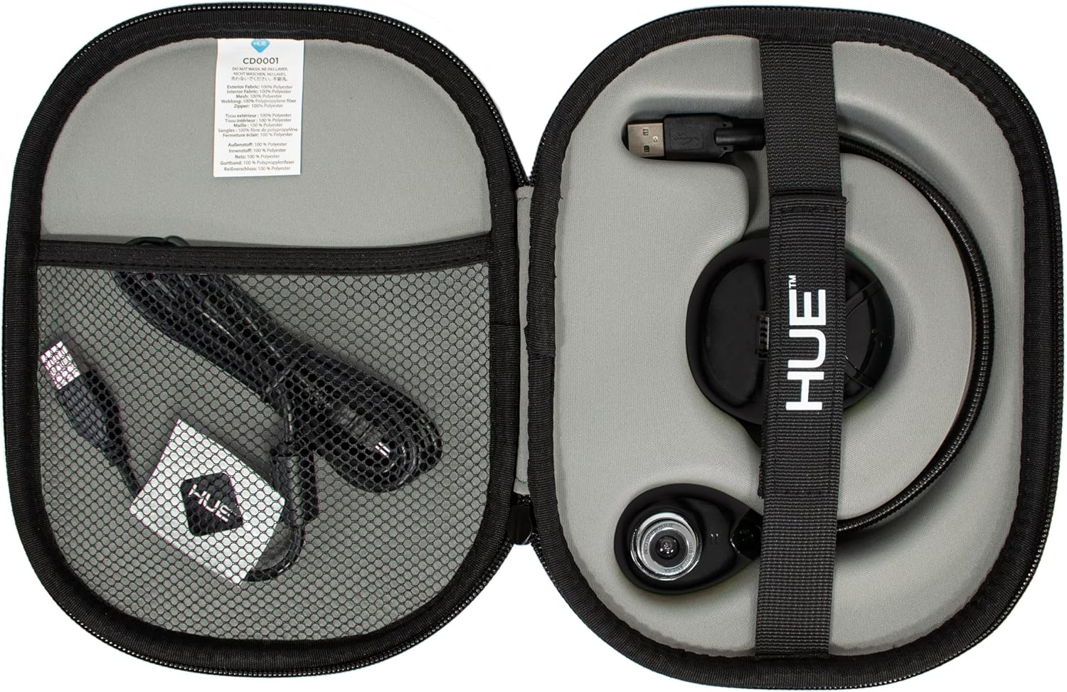 HUE HD Portable USB Camera and Visualiser with Carry Case (Black)
