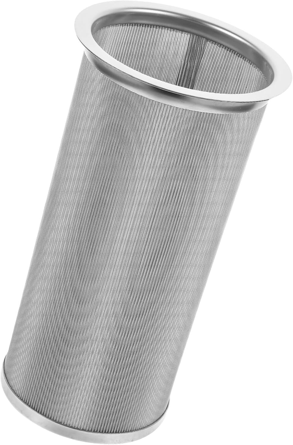 NUOBESTY Stainless Steel Tea Infuser and Coffee Filter 8X15Cm 304 Mesh Strainer Sturdy Reusable Filter for Loose Leaf Tea and Brewed Coffee at Home or Office image number 1