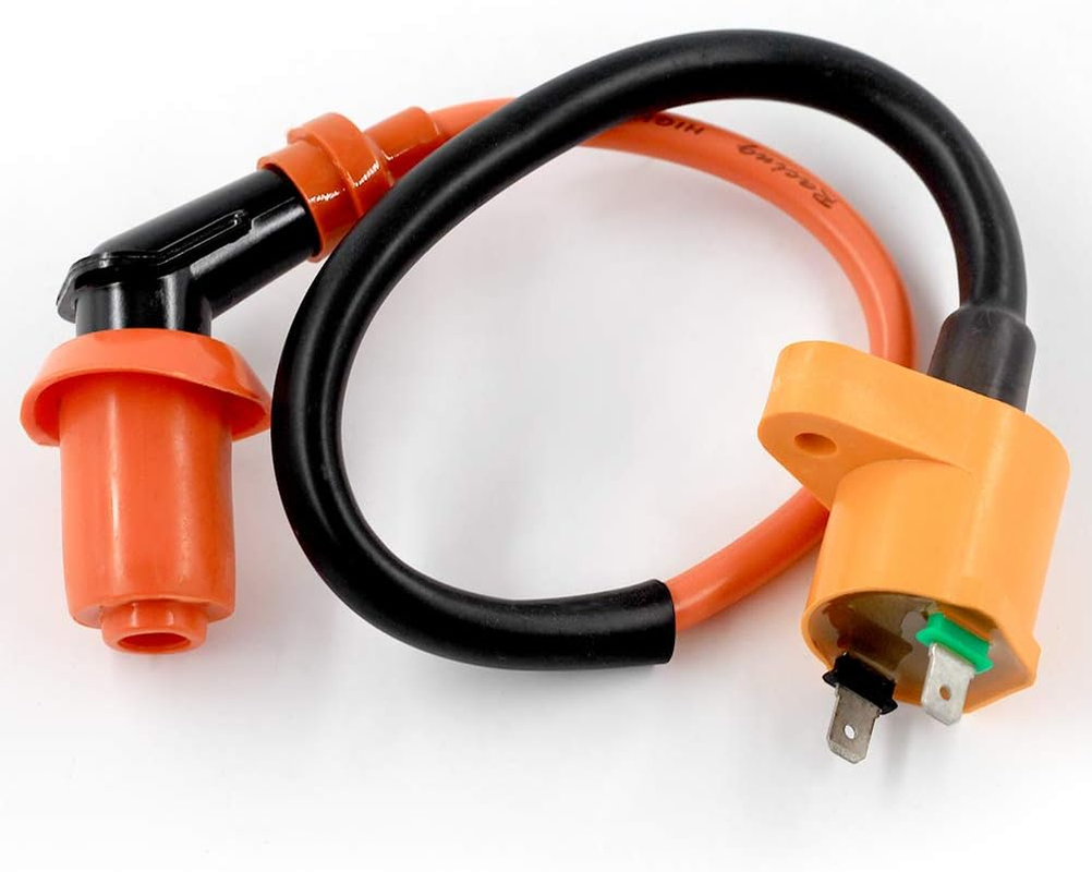 High Performance Racing AC Cdi Box 6Pin + Ignition Coil + 3 Electrode Spark Plug for GY6 50Cc 80Cc 125Cc 150Cc Moped Scooter ATV Go Kart image number 2