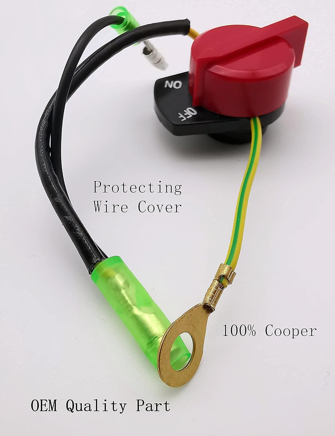 YAMAKATO on off Switch Engine Kill Switch with Low Oil Sensor for Honda and Clones GX160 GX390 GX200 GX270 GX340 GX120 Predator 212 420 301 196 Cc Baja Coleman Champion Etc.