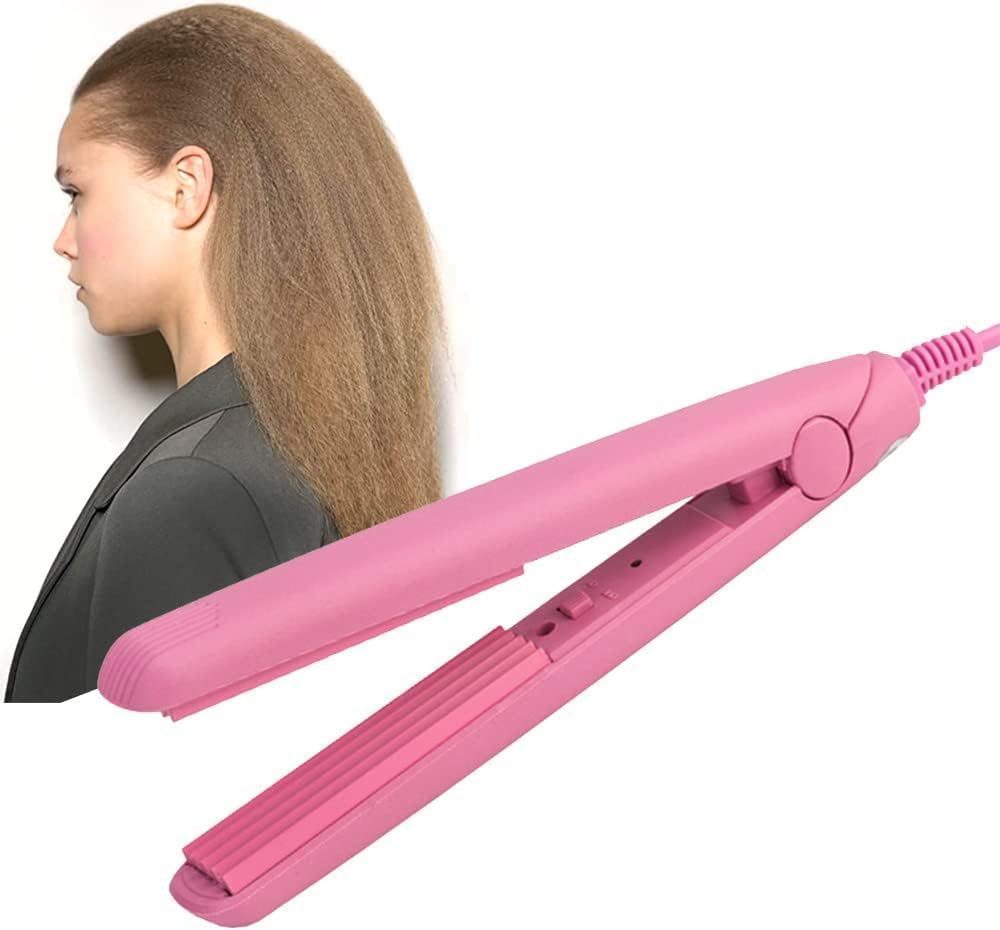 Mini Crimper Iron for Fluffy Hairstyle Curling Iron, Corrugation Crimper Volumizing Hair Iron | Increase Hair Volume, Ceramic Hair Volumizing Tool anti Static Ceramic Hair Iron