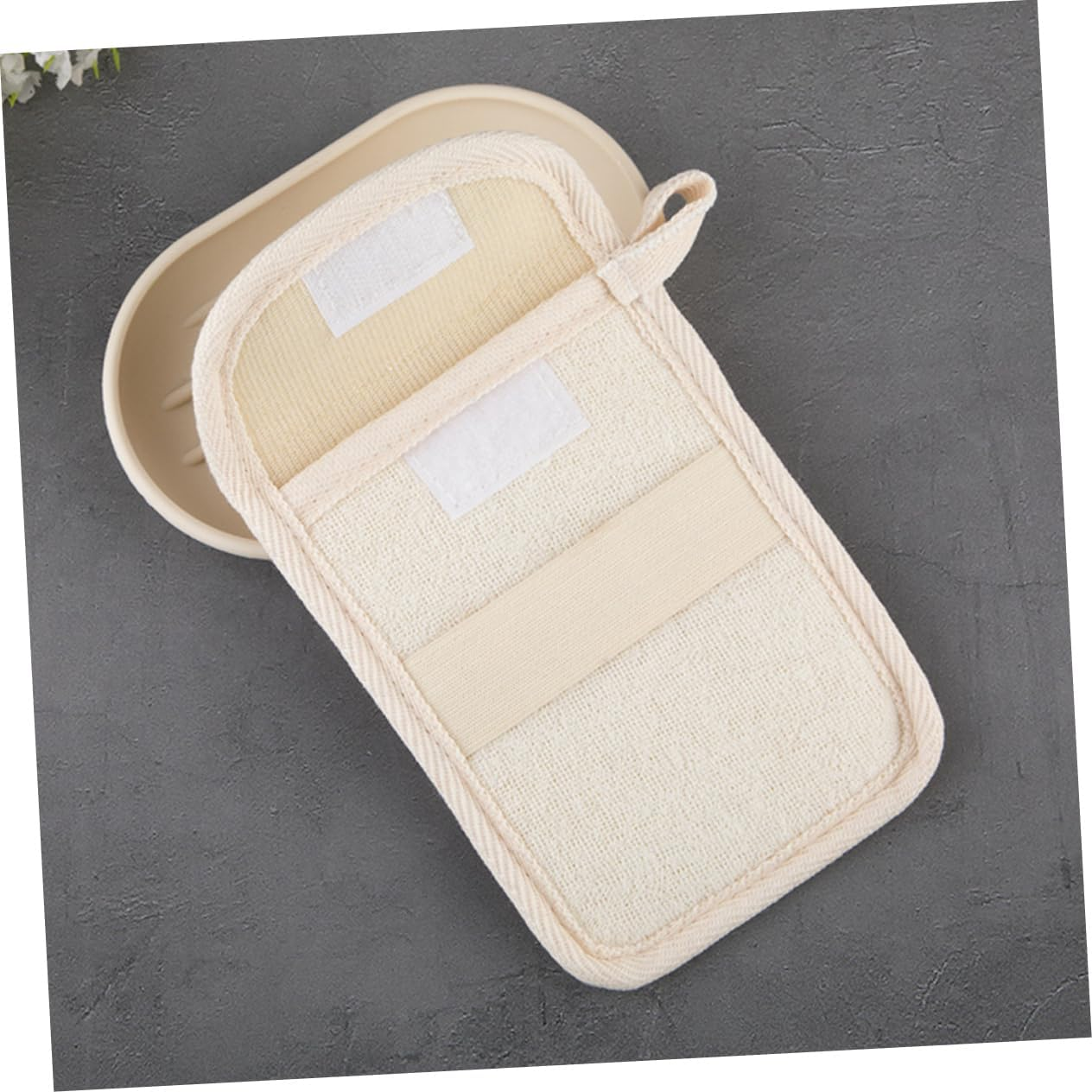 HEALEEP 2Pcs Soap Pouches Exfoliating Mesh for Bathing Portable Soap Bags Home and Travel Use