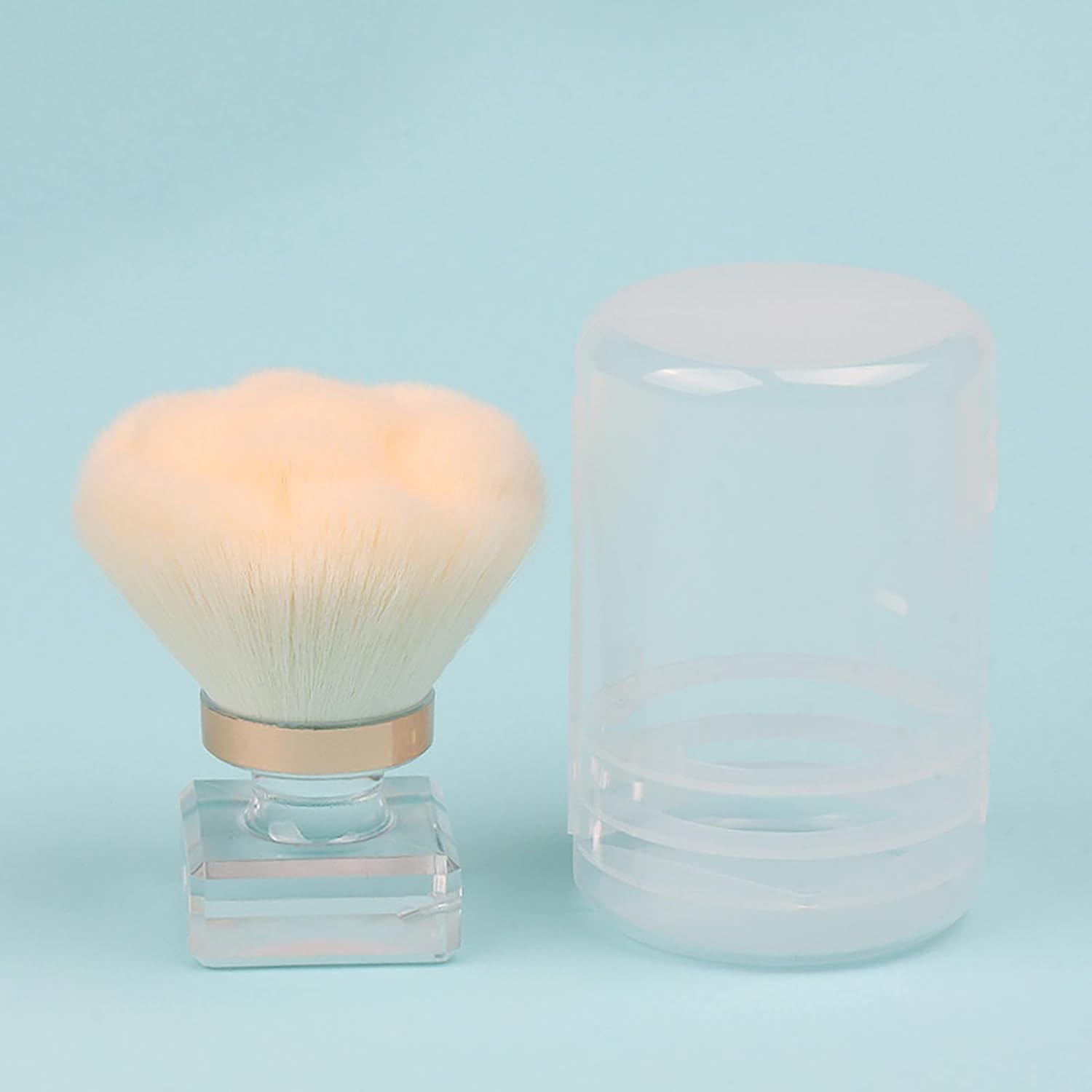 Nail Dust Brush - Acrylic UV Gel Nail Arts Kabukis Nail Brushes | Dust Powder Remover Cleaner Brush, Acrylic Nail Arts Manicure Dust Cleaner Brush image number 4