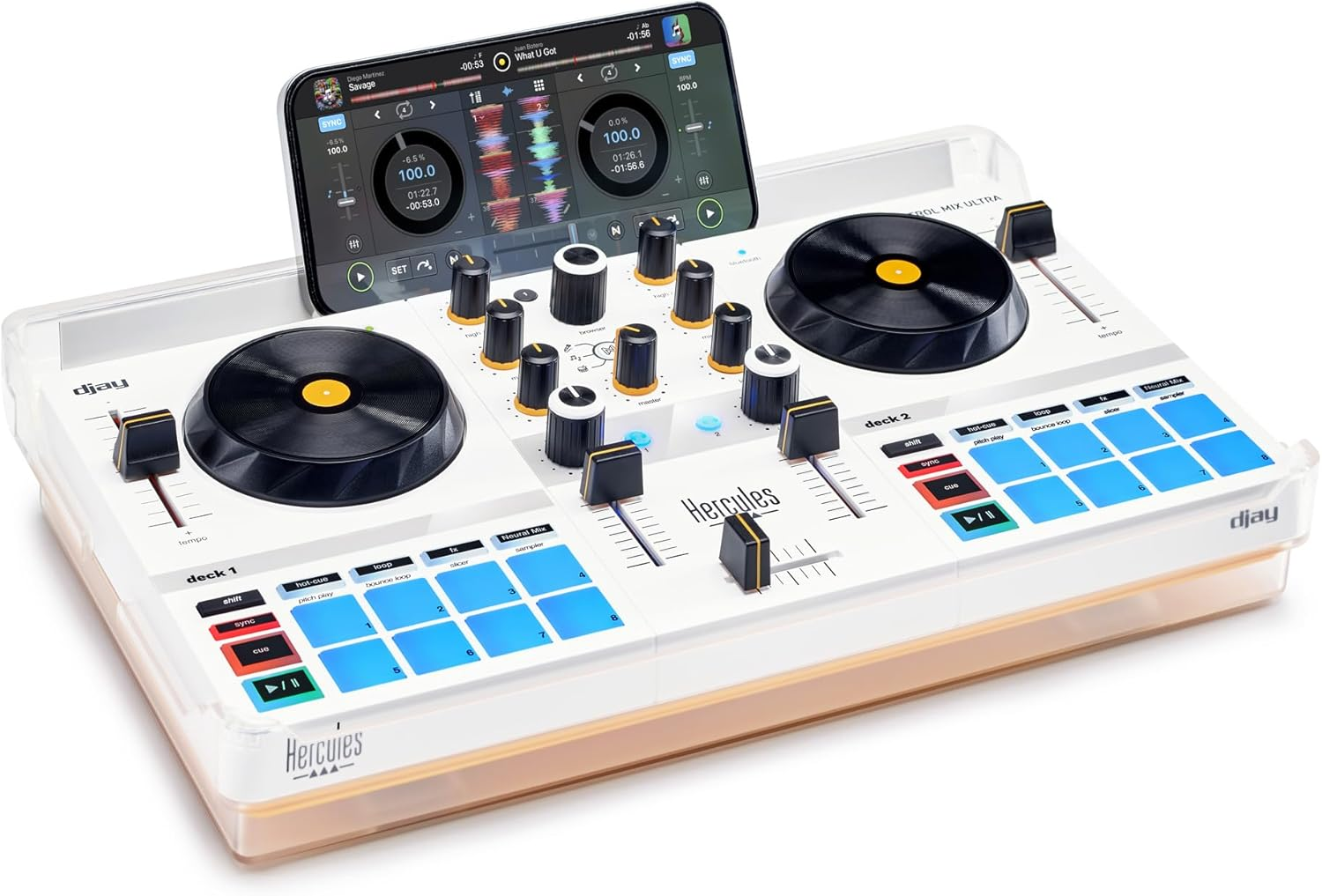 Hercules Djcontrol Mix Ultra &ndash; Mobile DJ Controller for Smartphones (Ios/Android) image number 5