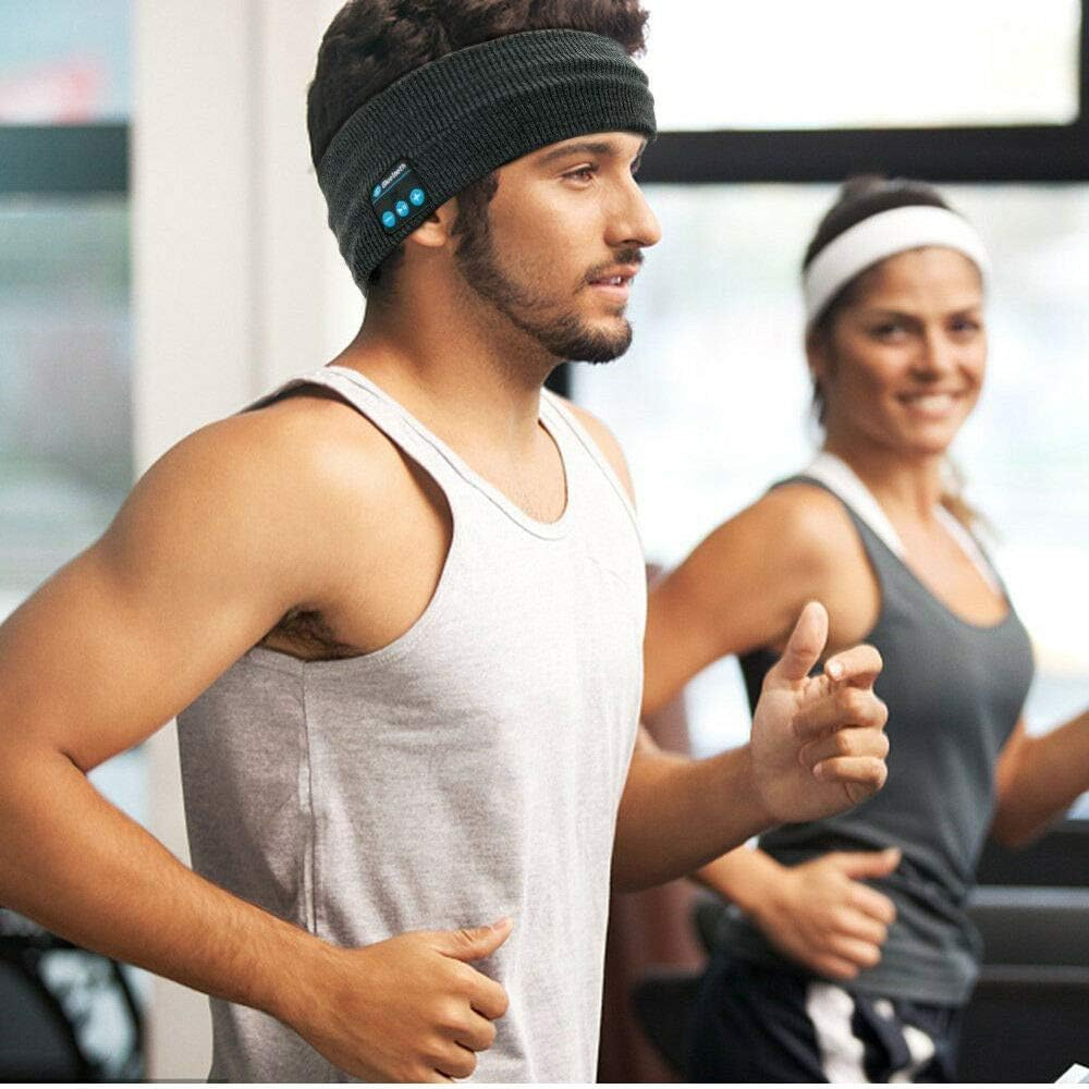 OZSTOCK Wireless Bluetooth Stereo Earphone Headphone Sports Sleep Headset Headband with Mic (Black) image number 4