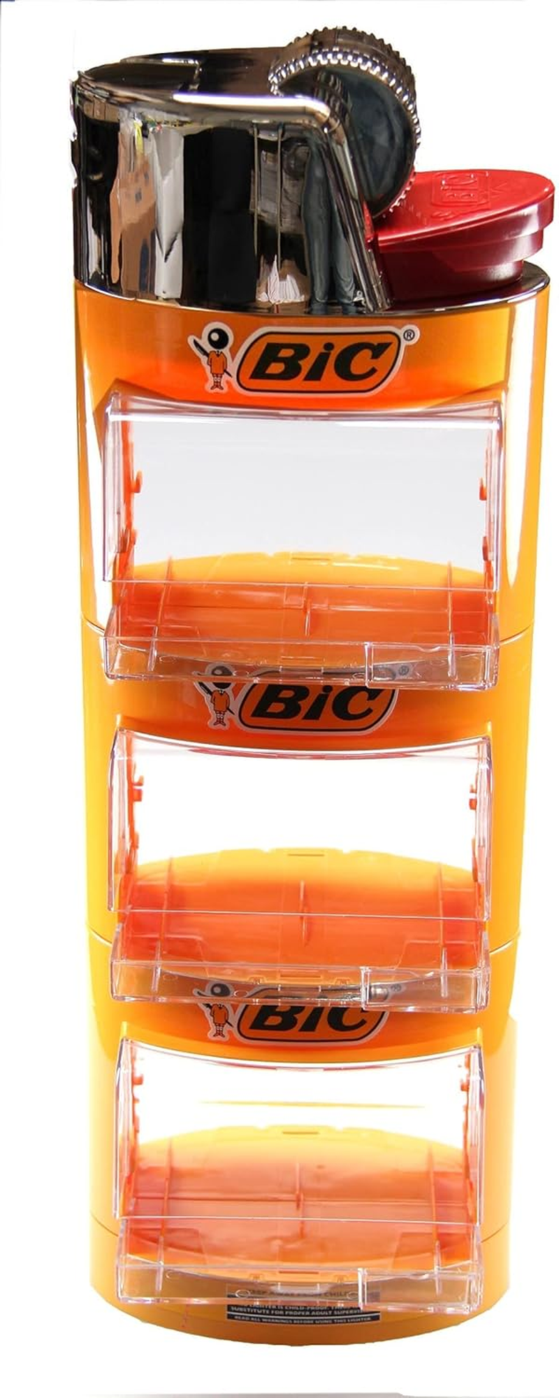 BIC 3 Level Lighter Shape Stand, Multicolor