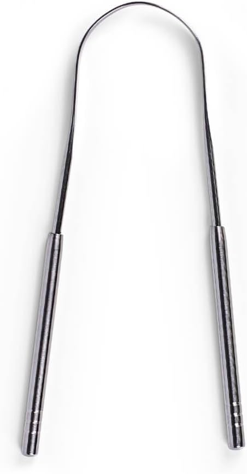 Smile Therapy Stainless Steel Tongue Scraper | U-Shaped Tongue Scraper Safe & Easy to Use Tongue Cleaner for Fresh Breath, a Clean Mouth & Restored Taste | Oral Hygiene Tool image number 1