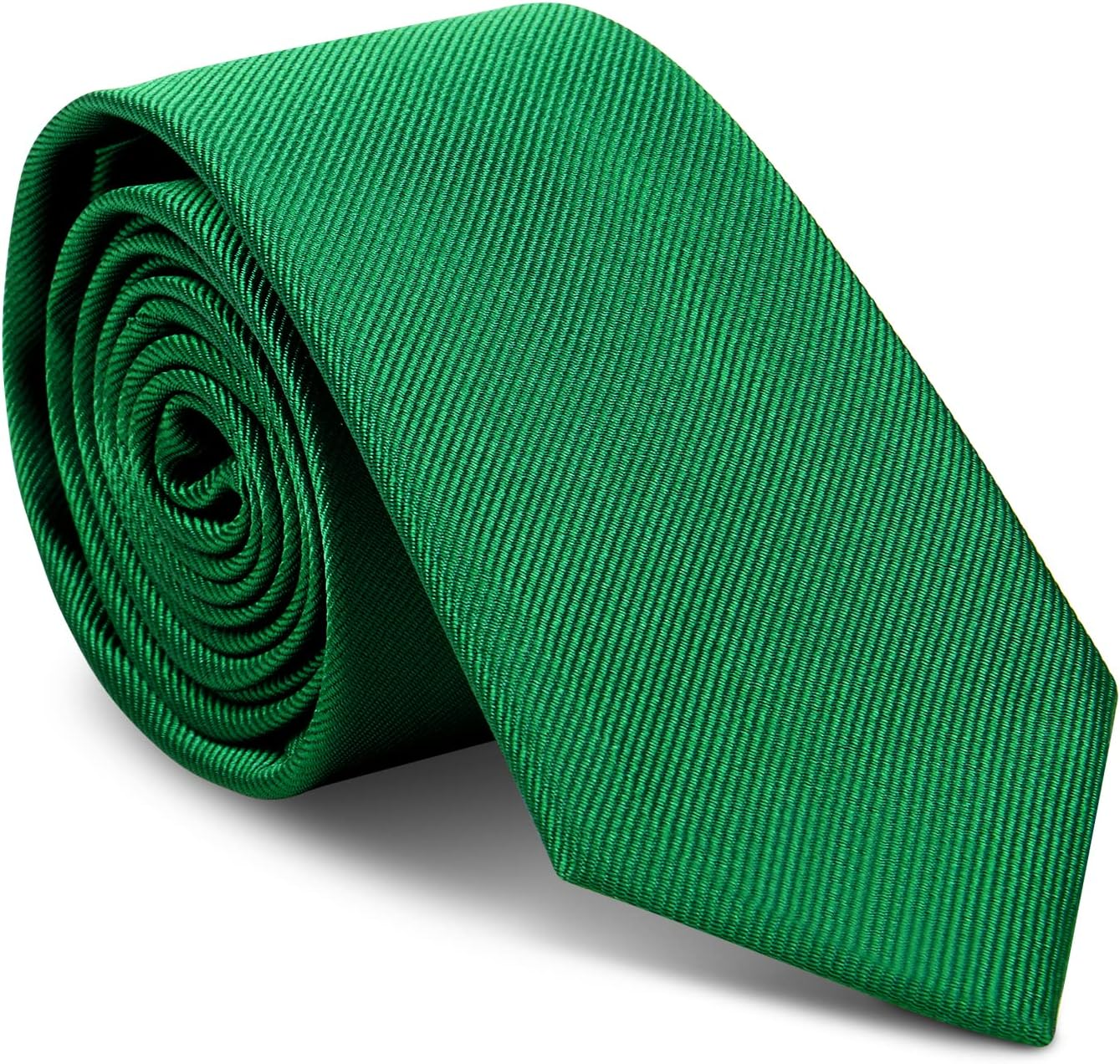 URAQT Men Ties, Classic Men'S Solid Color Necktie, Premium Pure Color Skinny Necktie with Multiple Colors